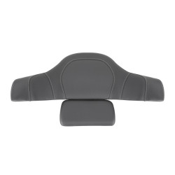 PartzBiz HD I14-07-TPACK-CF - Saddlemen Black Carbon Fiber Backrest Trunk Tour Pak Pad Indian Touring 14-20