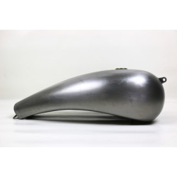 PartzBiz HD K61143 - Kodlin 3.5 Gallon Raw Steel Stretched Gas Fuel Tank Harley M8 Softail Models 18+