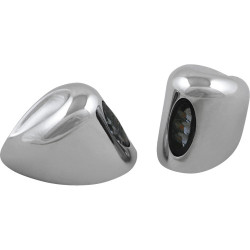 PartzBiz HD K68487 - Kodlin Elypse สัญญาณไฟเลี้ยวแฟริ่งหน้าแบบ LED สำหรับ Harley 15+ Road Glide FXLRST