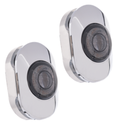 PartzBiz HD K68495 - Kodlin LED Antenna Grommet Accent Light Black Aluminium 2006+ Harley Touring