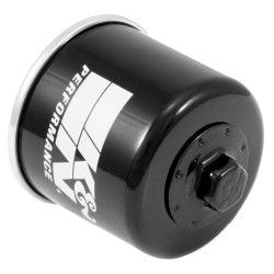 PartzBiz HD KN-138 - K&N Engineering Black Spin On 17mm กรองน้ำมันอ่อนนุช KN-138 Suzuki Cagiva Aprilia