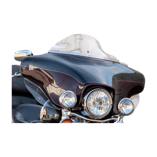 PartzBiz HD: 3449804-Klock Werks 3.5‚” Tint Short Flare Windshield Batwing Bagger Harley Touring 96-13