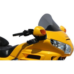 PartzBiz HD KW05-04-0260 - Klock Werks 14 Dark Smoke Flare Vented กระจก Honda Goldwing 1800 01-2017