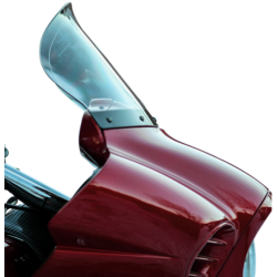 PartzBiz HD KW05-05-0046 - Klock Werks 12 กระจกบังลม Clear Curve Flare Kawasaki Vulcan Vaquero Voyager 1700