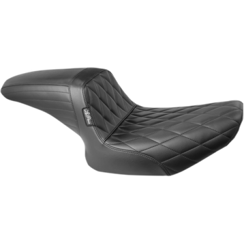 PartzBiz HD: 3451320-Le Pera Lepera Kickflip Diamond Stitch Step 1982-2000 Harley FXR 2 Up L-598DM