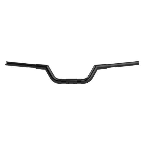 PartzBiz HD: 3482873-LA Choppers Valley Handlebars Black 4” Knurled Pre-Drilled Slotted Harley