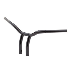 PartzBiz HD LA-7338-08 - LA Choppers 1 1/4‚” Chrome Kage Fighter 8‚” T บาร์แฮนด์แบบดึงกลับ Harley FXD