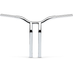PartzBiz HD LA-7338-16 - LA Choppers 1 1/4‚” Chrome Kage Fighter 16‚” T บาร์แฮนด์แบบดึงกลับ Harley FXD
