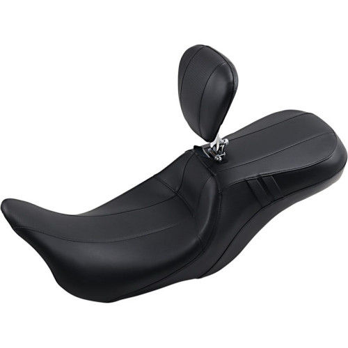 PartzBiz HD: 4410887-Le Pera LK-997 Black Smooth Stitch Outcast 2-Up Seat H-D FLH/T 08-Up