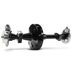 PartzBiz HD M-AX-2006 - ชุดแปลง Trike Axle เฟืองท้ายท้าย Harley Chopper Chain Drive สีดำ