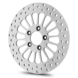 PartzBiz HD M-RT-2100 - 11.5‚” ดิสก์โรเตอร์เบรกหน้าแบบ Super Spoke สแตนเลส 1984-2013 Harley