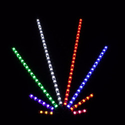 PartzBiz HD M272UV - Custom Dynamics MagicFlex2 72 แถบไฟ LED สีม่วงเน้น 39.4” ยาว | M272UV
