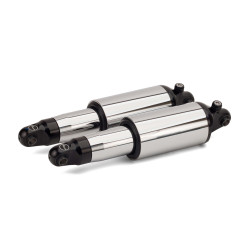 PartzBiz HD MC-3111 - Chrome Arnott Ultimate Rebound Air Ride Suspension Shocks Kit Harley V-Rod 07-17