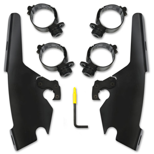 PartzBiz HD: 3460066-Memphis Shades Black Trigger Lock Mounts Batwing Fairing Harley Touring FLHR PartzBiz HD: 3460066-Memphis Shades Black Trigger Lock Mounts Batwing Fairing Harley Touring FLHR