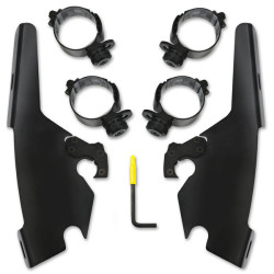 PartzBiz HD MEK1952 - Memphis Shades Fairing Black Trigger-Lock Mount Harley Softail No OEM Lightbar PartzBiz HD MEK1952 - Memphis Shades Fairing Black Trigger-Lock Mount Harley Softail No OEM Lightbar