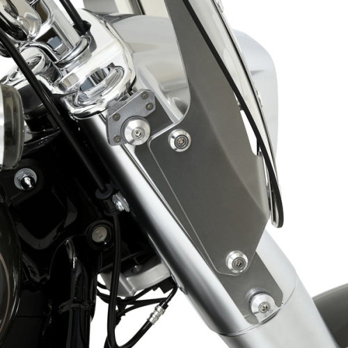 PartzBiz HD: 3466359-Memphis Shades Fats 13” Clear Windshield Screen Harley Softail Fat Boy 18+ FLFB
