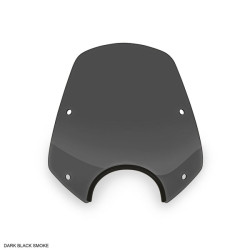 PartzBiz HD MEP50110 - Memphis Shades Dark Black Smoke Del Rey Sportshield ชิลด์บังลม Harley Indian
