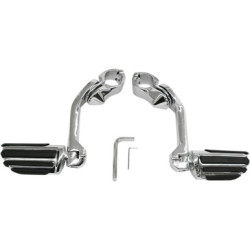 PartzBiz HD MV120 - Rivco Chrome 5‚” หมุดพักเท้าแบบขยายสำหรับเครื่องยนต์ Crash Guard Harley 1.25‚” PartzBiz HD MV120 - Rivco Chrome 5‚” หมุดพักเท้าแบบขยายสำหรับเครื่องยนต์ Crash Guard Harley 1.25‚”