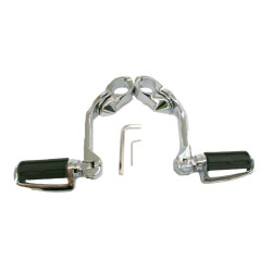 PartzBiz HD MV125 - Rivco Chrome 5‚” Highway Slotted Footpeg Pegs Mount 1 ° แถบกันล้มเครื่องยนต์ PartzBiz HD MV125 - Rivco Chrome 5‚” Highway Slotted Footpeg Pegs Mount 1 ° แถบกันล้มเครื่องยนต์