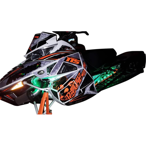 PartzBiz HD: -Custom Dynamics MWZ-OR-SNOW-01 LED Aceent Light Kit Snowmobile Running Boards | MWZ-OR-SNOW-01