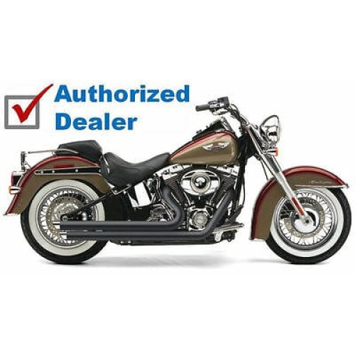 PartzBiz HD: 3446536-Cobra Black Speedster Slashdown Exhaust Chrome Tip Pipes 2012-2017 Softail 6852B PartzBiz HD: 3446536-Cobra Black Speedster Slashdown Exhaust Chrome Tip Pipes 2012-2017 Softail 6852B