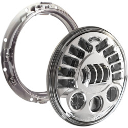 PartzBiz HD PB-7A-13-C - Custom Dynamics ProBeam Chrome Adaptive 2 7" Headlamp Harley FLH FLT 94-13 2001-2128 20012128 PB-7A-13-B FXD FLTCU FLHX FLHR FLTR FLHT FLTRX electra road street glide ultra light PartzBiz HD PB-7A-13-C - Custom Dynamics ProBeam Chrome Adaptive 2 7" Headlamp Harley FLH FLT 94-13 2001-2128 20012128 PB-7A-13-B FXD FLTCU FLHX FLHR FLTR FLHT FLTRX electra road street glide ultra light