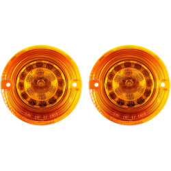 PartzBiz HD PB-A-1157-T - Custom Dynamics ProBEAM LED Amber Flat Turn Signal Inserts 1157 12V 1157 2020-1678 20201678 PartzBiz HD PB-A-1157-T - Custom Dynamics ProBEAM LED Amber Flat Turn Signal Inserts 1157 12V 1157 2020-1678 20201678