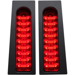 PartzBiz HD PB-FILL-R-B - Custom Dynamics PB-FILL-RB ProBEAM Fillerz กระเป๋าข้างไฟ LED Harley FL 14-Up