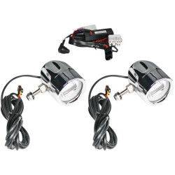 PartzBiz HD PB-FOG-HD-C - Custom Dynamics ProBeam Chrome LED Halo Fog Lamps Harley Touring FLH/T 97-13 PB-FOG-HD-C 2001-2198 20012198 1997-2013 FLTCU FLHX FLHR FLTR FLHT FLTRX electra road street glide ultra light PartzBiz HD PB-FOG-HD-C - Custom Dynamics ProBeam Chrome LED Halo Fog Lamps Harley Touring FLH/T 97-13 PB-FOG-HD-C 2001-2198 20012198 1997-2013 FLTCU FLHX FLHR FLTR FLHT FLTRX electra road street glide ultra light