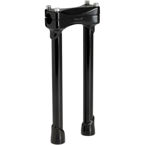 PartzBiz HD: 3444918-BILTWELL Murdock Risers Black 12” Motorcycle Harley Custom Dyna Club Bike