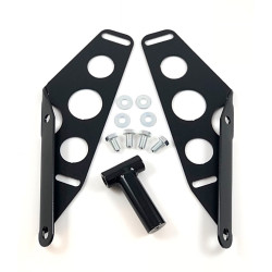 PartzBiz HD QFB1849 - Bungking 49 มม.Quarter Fairing ตัวยึดกระจกหน้ารถ QUICK RELEASE 18 M8 Low Rider Street BOB