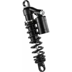 PartzBiz HD R0800131-1 - 14‚” Racing Bros Suspension Black Reservoir Piggy Back Shocks Harley XL FXR SD