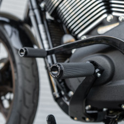 PartzBiz HD RC-400-006 - Arlen Ness Rough Craft Footpegs Male Black Pair Passenger Harley Softail 18+ PartzBiz HD RC-400-006 - Arlen Ness Rough Craft Footpegs Male Black Pair Passenger Harley Softail 18+