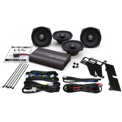 PartzBiz HD REV 450U KIT-AA - Hogtunes REV 450 200 วัตต์ แอมป์ 4 ลำโพง Channel Kit Harley Touring FLH PartzBiz HD REV 450U KIT-AA - Hogtunes REV 450 200 วัตต์ แอมป์ 4 ลำโพง Channel Kit Harley Touring FLH