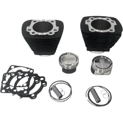 PartzBiz HD RP201-406W - ชุดกระบอกสูบ Revolution Bolt-On Big Bore 1250 Domed Black Harley XL 91-20 PartzBiz HD RP201-406W - ชุดกระบอกสูบ Revolution Bolt-On Big Bore 1250 Domed Black Harley XL 91-20