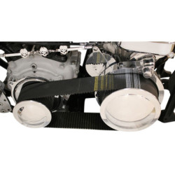 PartzBiz HD SHS-630 - BDL 3” Shorty Open Belt Drive Primary Kit 1970-1978 Harley Shovelhead Big Twin PartzBiz HD SHS-630 - BDL 3” Shorty Open Belt Drive Primary Kit 1970-1978 Harley Shovelhead Big Twin