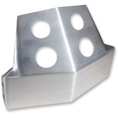 PartzBiz HD: 3456661-Speed Merchant Lower Frame Skid Plate Raw Aluminum Harley FXD Club Dyna 06-2017