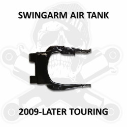 PartzBiz HD ST09UPTM - สวิงอาร์ม Dirty Air สเตนเลสสตีลติดถังด้านหลัง Harley Touring 2009+