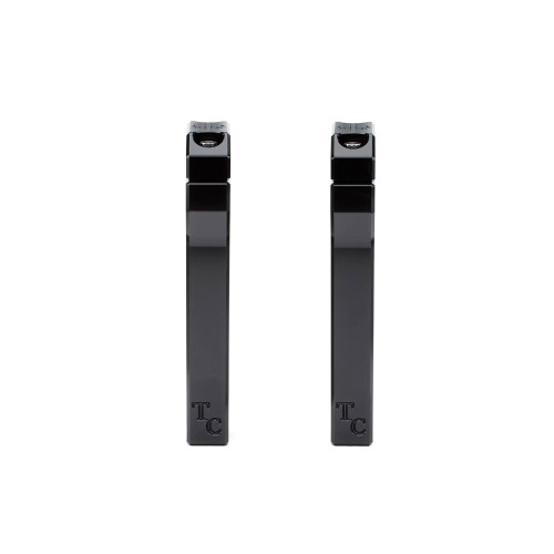PartzBiz HD: 3483666-Todd’s Cycle Black 8” Straight Rise 1-1/8” Clamping Handlebar Riser Kits Harley