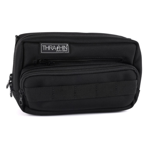 PartzBiz HD: 3463875-Thrashin Supply Black Handlebar Bag Plus Ballistic Nylon Sissy Bar Quick Attach PartzBiz HD: 3463875-Thrashin Supply Black Handlebar Bag Plus Ballistic Nylon Sissy Bar Quick Attach