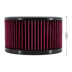 PartzBiz HD TM-1020-BPBK - Trask Big Power Assault ชุดทำความสะอาดตัวกรองอากาศ Satin Black High Flow Aluminium