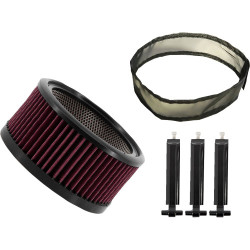 PartzBiz HD TM-1020-BPGBK - Trask Big Power Assault ชุดทำความสะอาดตัวกรองอากาศ Gloss Black High Flow Aluminium PartzBiz HD TM-1020-BPGBK - Trask Big Power Assault ชุดทำความสะอาดตัวกรองอากาศ Gloss Black High Flow Aluminium