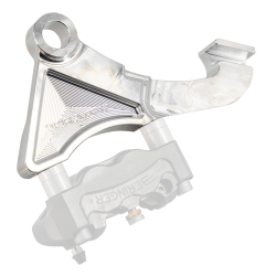 PartzBiz HD TM-3200-15 - Trask Assault Series Radial Caliper Mount Chrome 13‚” อะลูมิเนียมหลัง Harley 09-22