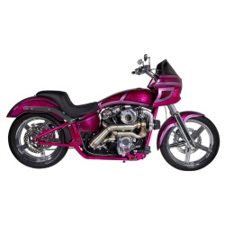 PartzBiz HD TM-7600-PO - ชุดท่อ Trask Tornado Turbo Performance Kit สเตนเลส Harley Touring Softail 17+