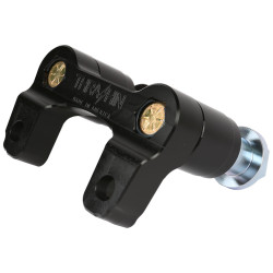 PartzBiz HD TSC-2210 - ชุดอะแดปเตอร์ Thrashin' Riser เหล็กสีดำ 1/2-13 ด้าย Harley Street Glide 2006+