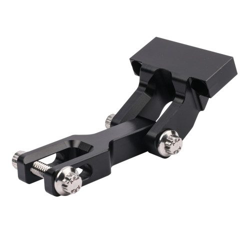 PartzBiz HD: 3488555-Thrashin OG Riser Speedometer Gauge Relocation Bracket Black Aluminum Harley
