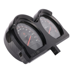 PartzBiz HD TSC-2707-1 - Thrashin Speedometer Gauge Relocation Kit Black CF Aluminium Harley FLRT 2015+ PartzBiz HD TSC-2707-1 - Thrashin Speedometer Gauge Relocation Kit Black CF Aluminium Harley FLRT 2015+
