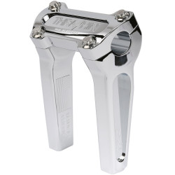 PartzBiz HD TSC-6000-3 - Thrashin‚' OG Risers 6‚” แคลมป์บนคู่อะลูมิเนียมโครเมียม 1‚” Harley Softail 18-21