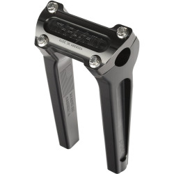 PartzBiz HD TSC-8025-1 - Thrashin‚' OG Risers 8‚” Black Gauge Cut แคลมป์บน 1‚” Harley Softail 18-21