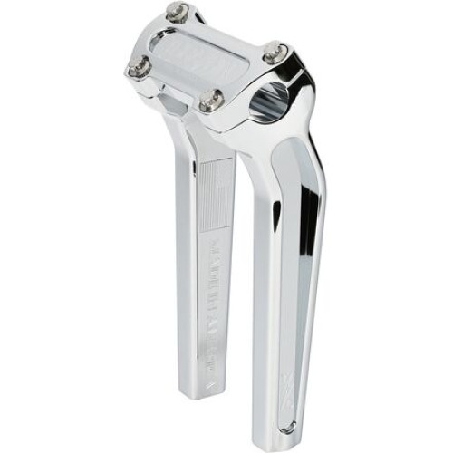 PartzBiz HD: 3492507-Thrashin’ OG Risers 9.5” Black Aluminum Pair Top Clamp 1” Harley Softail 18-21
